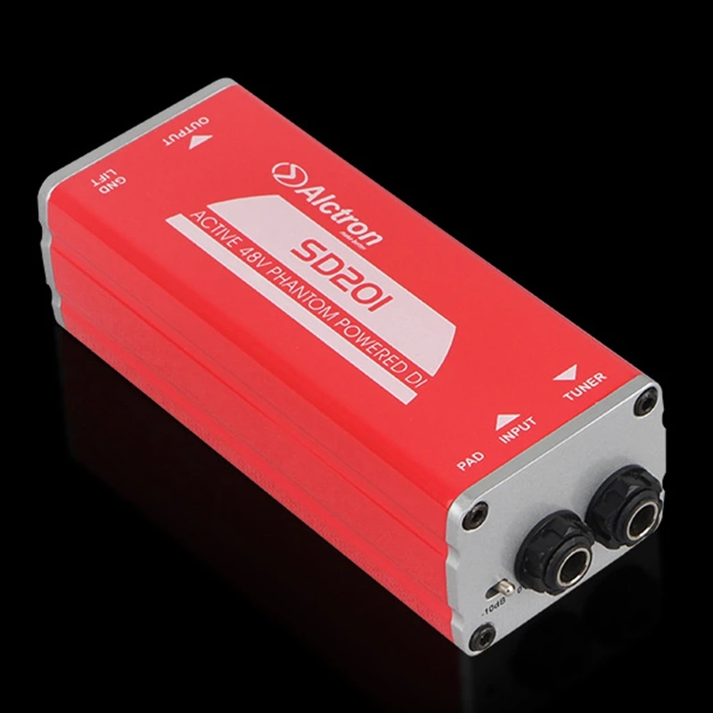 Alctron SD201 Active DI Box трансформация импеданса DIBOX профессиональное сценическое