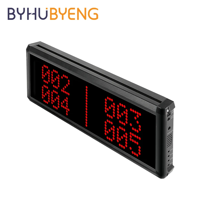 BYHUBYENG Queuing System Wireless Number Call System Restaurant Queue Management Led Display for Hospital or Bank 1 Receiver