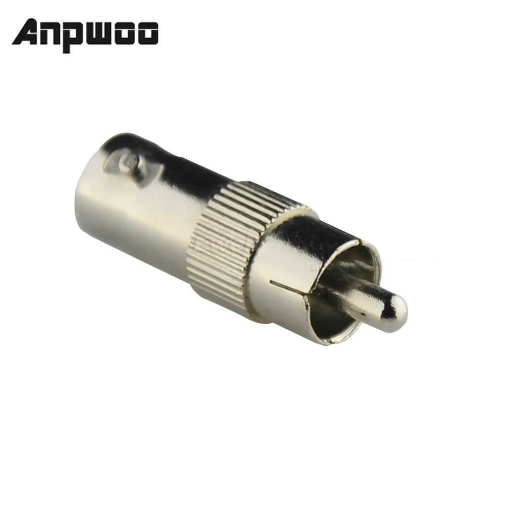 

ANPWOO 10x RCA Male to BNC Female Jack Connector Adapter Coupler Plug for CCTV Camera