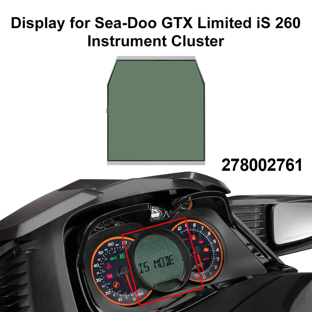 LCD Display For Sea-Doo GTX RXT 2009-2012 278002761 Car LCD Gauge Digital Multifunction Gauge Instrument Cluster Repair