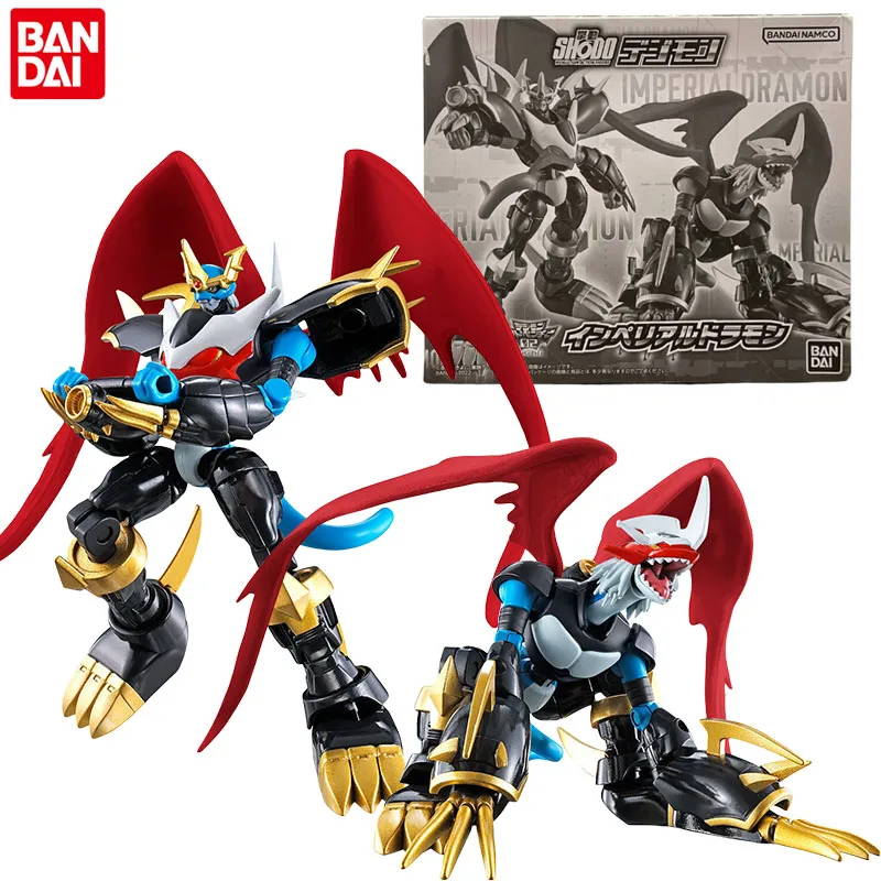 Фигурки героев аниме Bandai оригинальные SHODO Digimon Adventure императордрамон экшн-игрушки