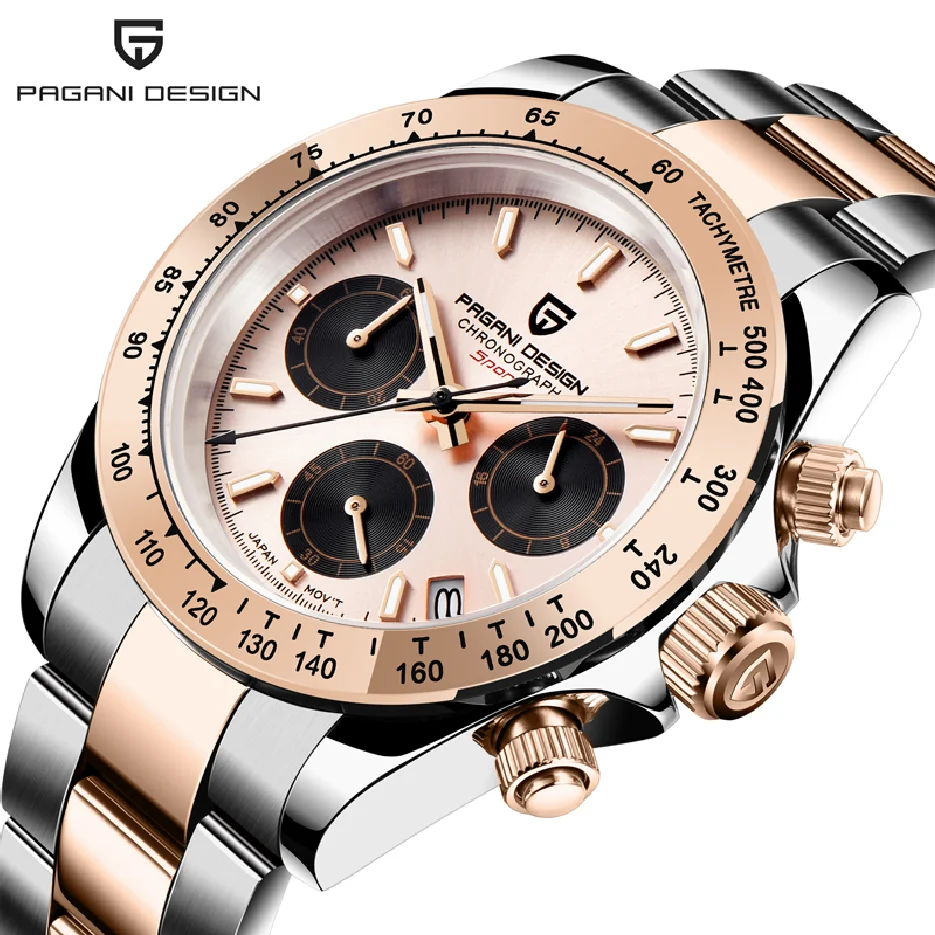 

2020 New PAGANI DESIGN Brand Luxury Watches For Men Quartz Wristwatch Men Chronograph Automatic Watch Date Men Relogio Masculino