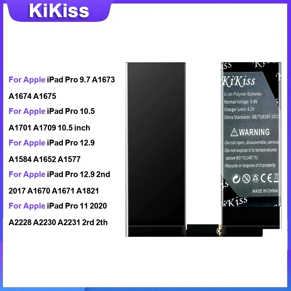 Фото Аккумулятор для Apple iPad Pro 9.7 A1673, 10.5 A1701, 12.9 A1584, 12.9 2nd 2017, 11 2020 A2228, A2230 — лучшая замена №1