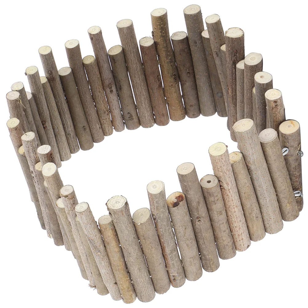 

Hamster Ladder Toy Fence Cage Toys Wood Chinchilla Bridge Platform Suspension Rodents Rat Mice Flexible Wooden Hideout Chew