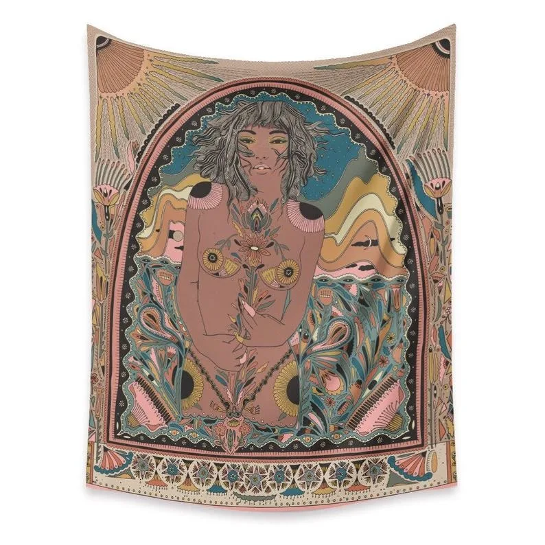 

Women Hippie Decor Wall Hanging College Dorm Dorm Room Decor Tapestry Wall Hanging Anime Witchcraft USA Dropper Only