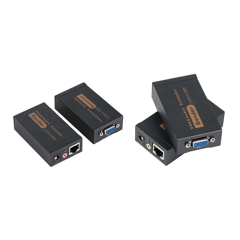

Vga Extender, 1080P Single Network Cable To Rj45 Signal Amplifier