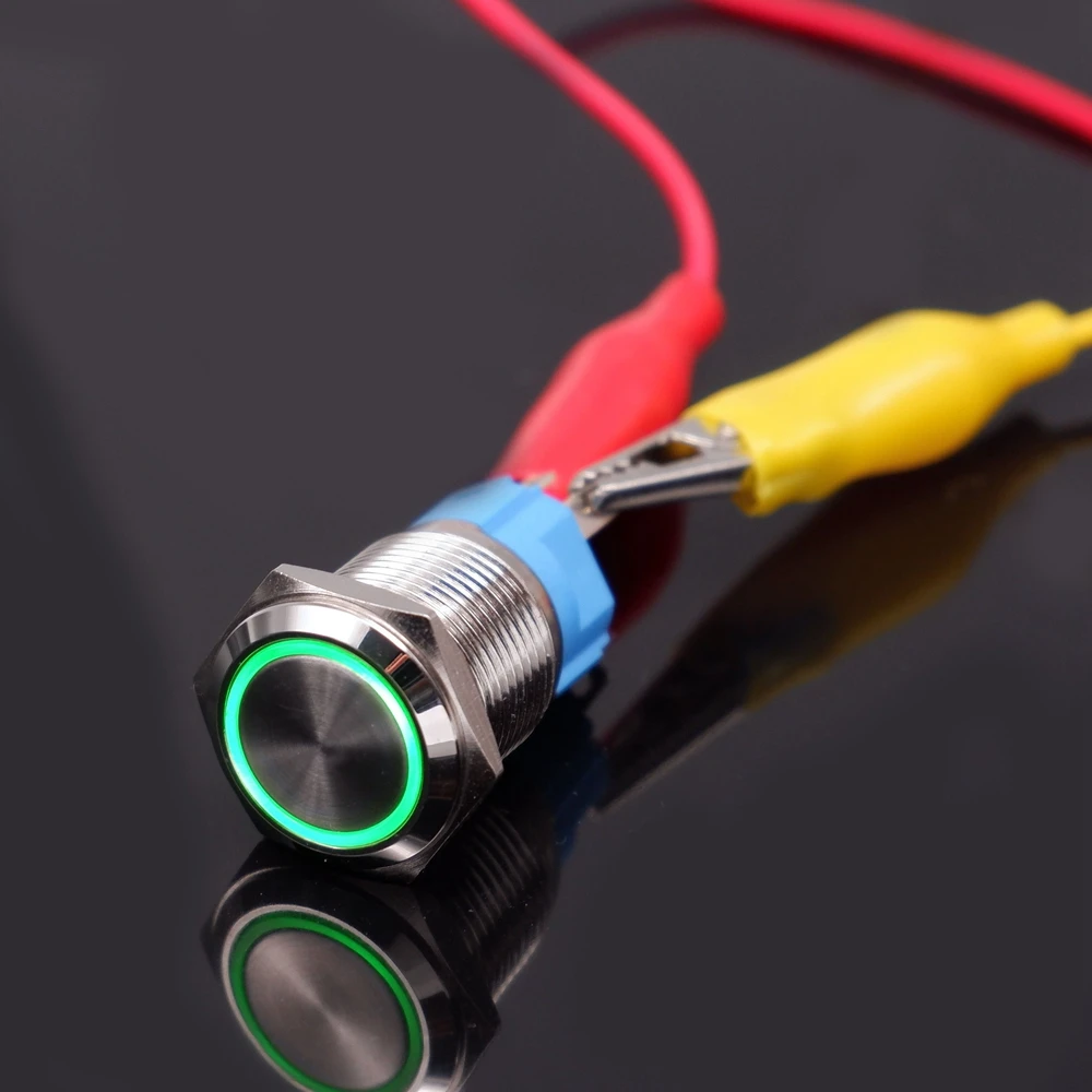 Металлическая кнопка включения/выключения PRONCH 19 мм