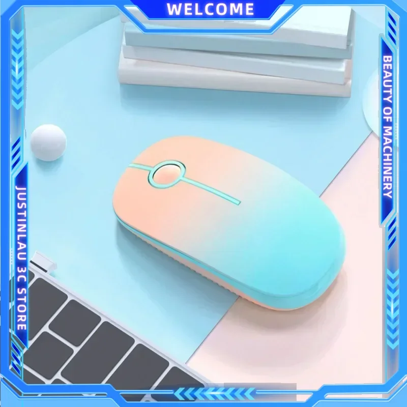 Тонкая беспроводная оптическая мышь 2 4 ГГц с наноприемником 1 шт.