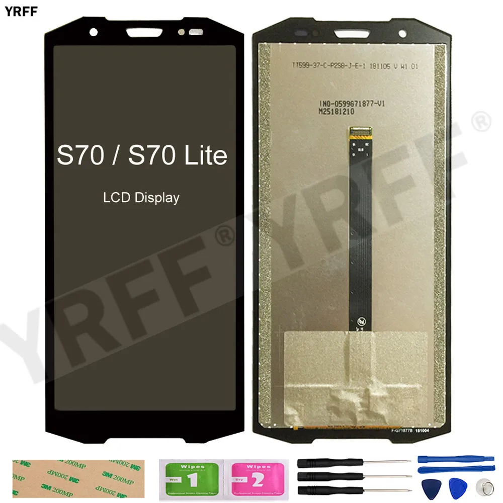 

5.99'' LCD Screens Replacement For Doogee S70/S70 Lite LCD Display+Touch Screen Digitizer Assembly+Tools 100% Tested
