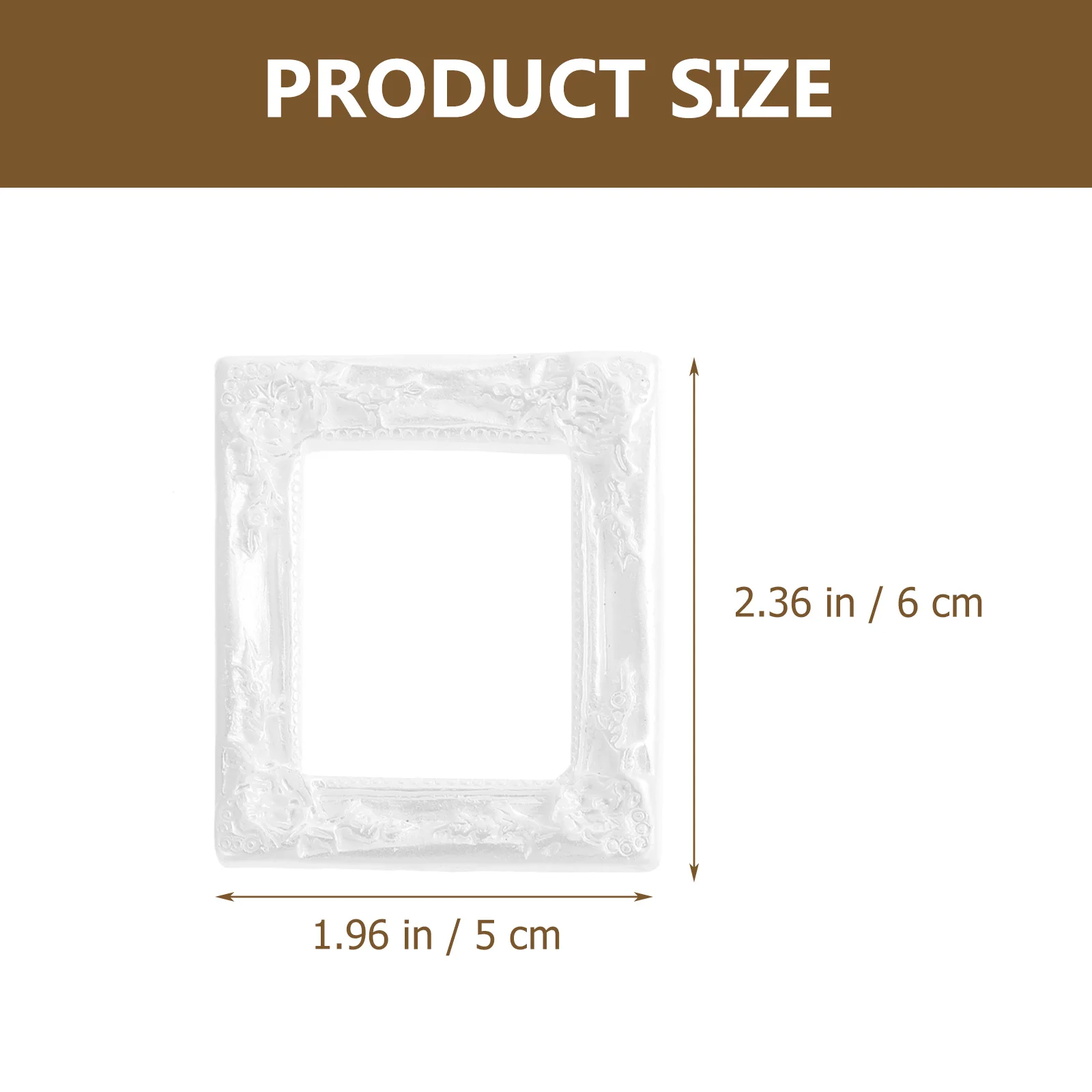 10 шт. DIY фоторамка цифровое ретро украшение реквизит из смолы декор маленькие