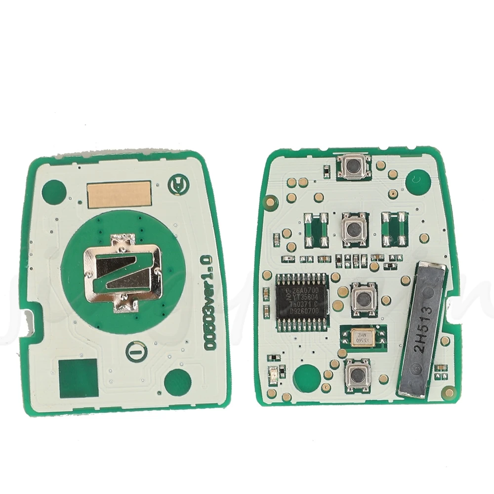 

Jingyuqin 2/3/4 кнопки дистанционный ключ печатная плата для Honda CRV Accord Civic Fob ID 47 PCF7961 чип 313,8/433 МГц