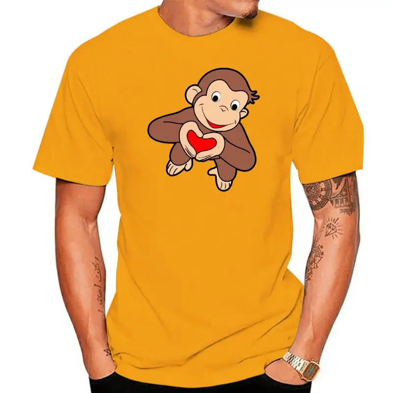 

Curious George: All Heart T shirt Curious George tee curious monkey retro vintage happy sweet heart
