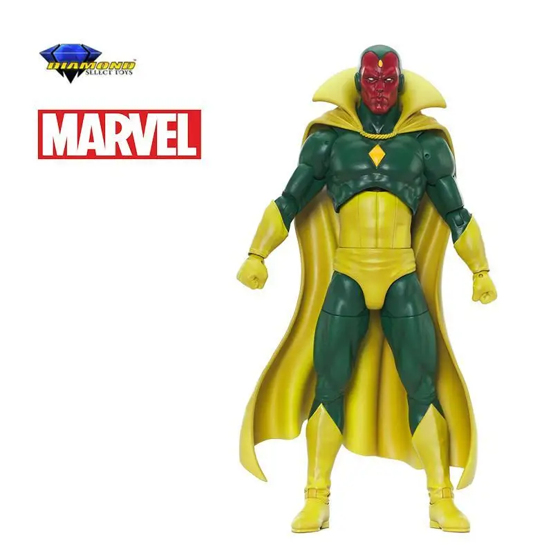 

Diamond Select Toys DST Marvel Select Vision 7 Inches 18Cm Original Action Figure Kid Toy Gift Collection