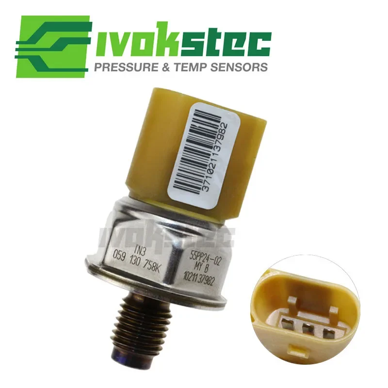 

Оригинальный датчик давления топливной рампы для Audi A4 A5 A6 C6 Q7 Phaeton Touareg 3,0 059130758 К 55ПП24-02