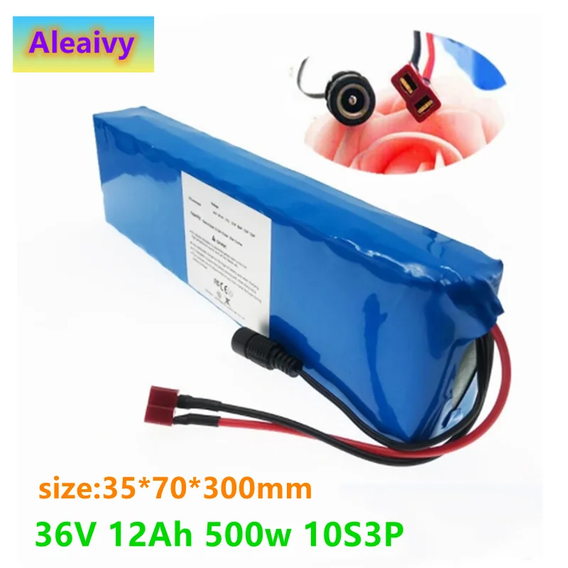 

Новинка, 36 В, 12 Ач, 500 Вт, 10S, 3P, стандартный для электровелосипеда 42 в, электрический велосипед, скутер с разрядом 15А, BMS