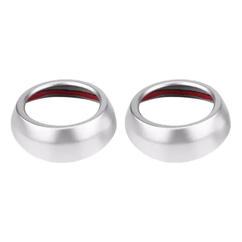 

2Pcs Car Front Side Air Vent Outlet Trim Cover Frame For Hyundai Encino Kauai Kona 2017-2020 SUV Car Accessories