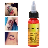 1pc 30mlbottle professional tattoo pigment inks safe half permanent makeup tattoo paints supplies for body beauty tattoo art
