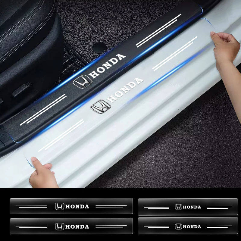 4 шт. автомобильная Защитная пленка для Honda Civic Odyssey