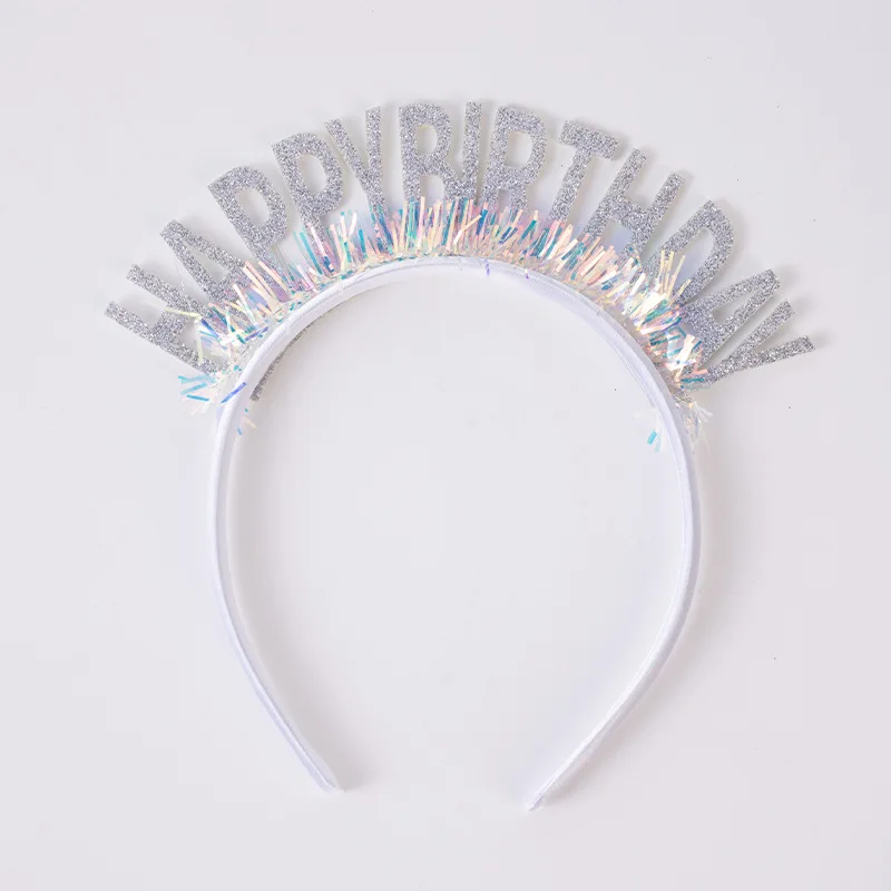 

Праздничный ободок с блестками