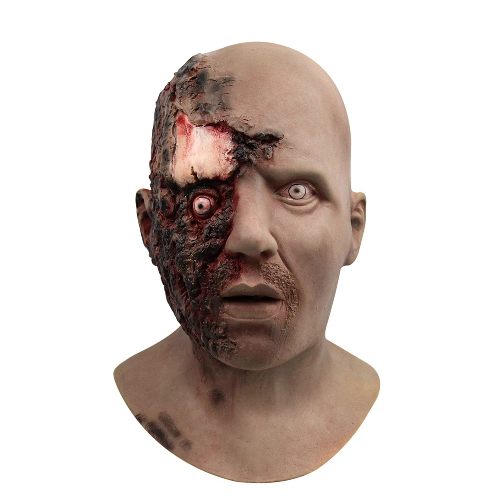 

Cosmask Halloween Zombie Bryophyte Biochemical Scary Mask Headgear Terrible Party Cosplay Mask Haunted House Horror Mask