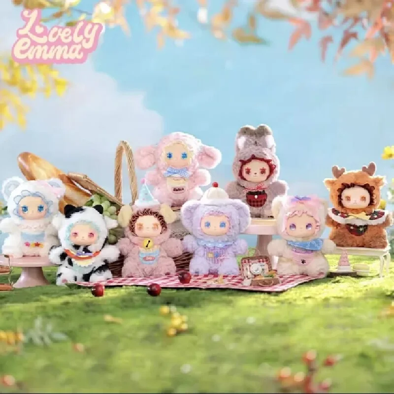 MINISO LOVELY EMMA карманный зоопарк плюшевая слепая коробка резиновая кукла игрушка для