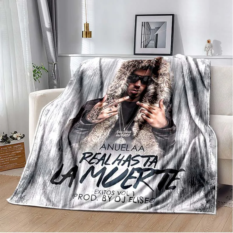 

HIP HOP Rapper Anuel AA blanket,for bed room livingroom bed sofa office,Decke,deka,couverture,deken,cobertor,frazada,tæppe,teppe