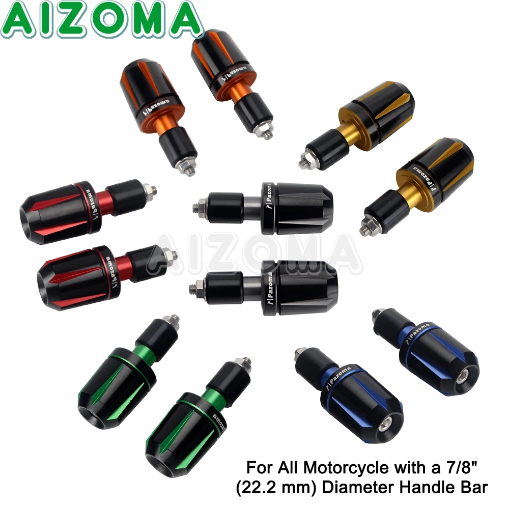 

Универсальный наконечник руля 7/8 дюйма для мотоцикла, наконечник руля, наконечник ползунка для Honda Kawasaki Suzuki Harley Yamaha, наконечник ручки
