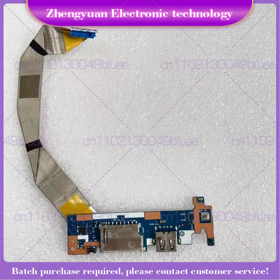 Фото Б/У плата кнопки питания USB с кабелем для LENOVO IdeaPad 15 ALC 7 JS576 NS-E332 5C50S25328 №1