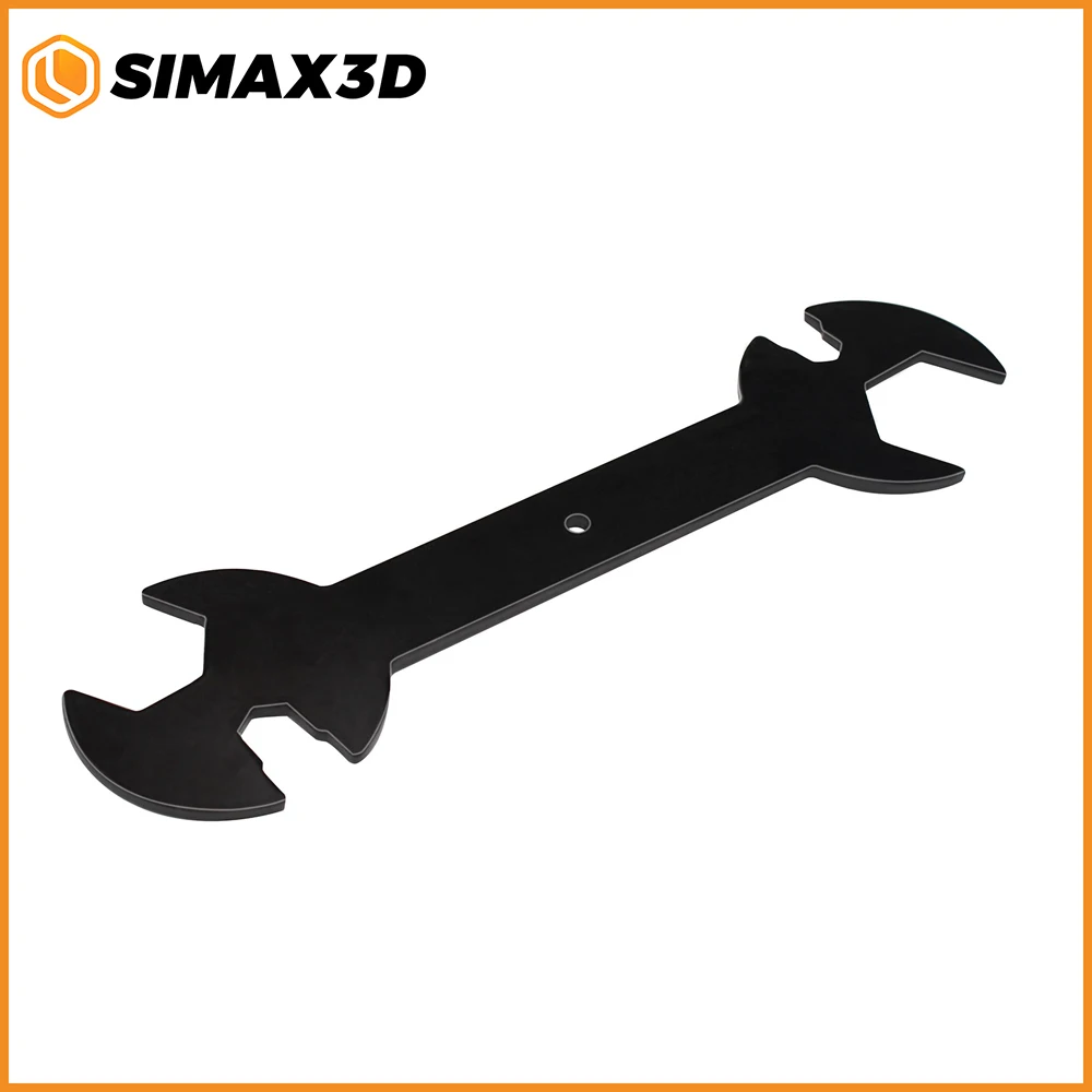 

SIMAX3D 6 IN 1 Wrench Stay 5.7mm to 20.2mm Steel Spanner Wrench Flat Tools for MK8 MK10 V6 Nozzle Heat Block 3D Nozzle Wrench