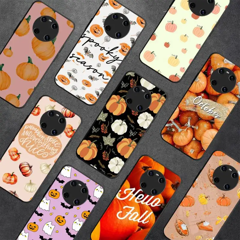 

Pumpkin happy fall lovely Phone Case For Huawei Y 5 Y62019 Y52018 Y92019 Luxury funda case for 9prime2019