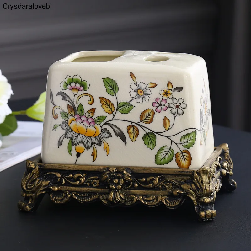 

Nordic Ceramic Toothbrush Storage Holder Toilet Toothpaste Shelf Creative White Porcelain Toothbrush Holder Bathroom Supplies