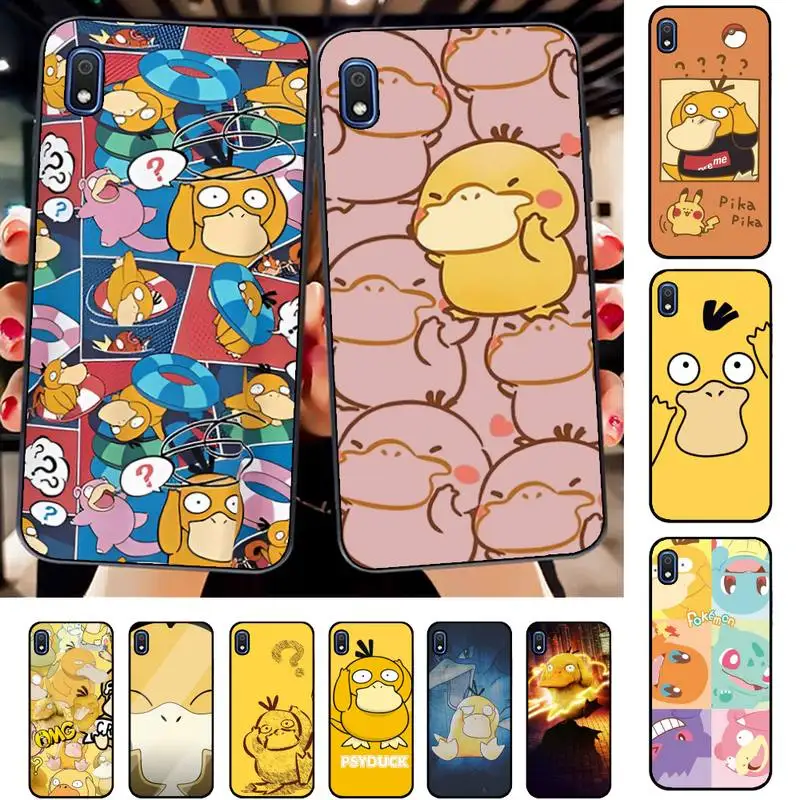 

BANDAI Pokemon psyduck Phone Case for Samsung A51 01 50 71 21S 70 31 40 30 10 20 S E 11 91 A7 A8 2018