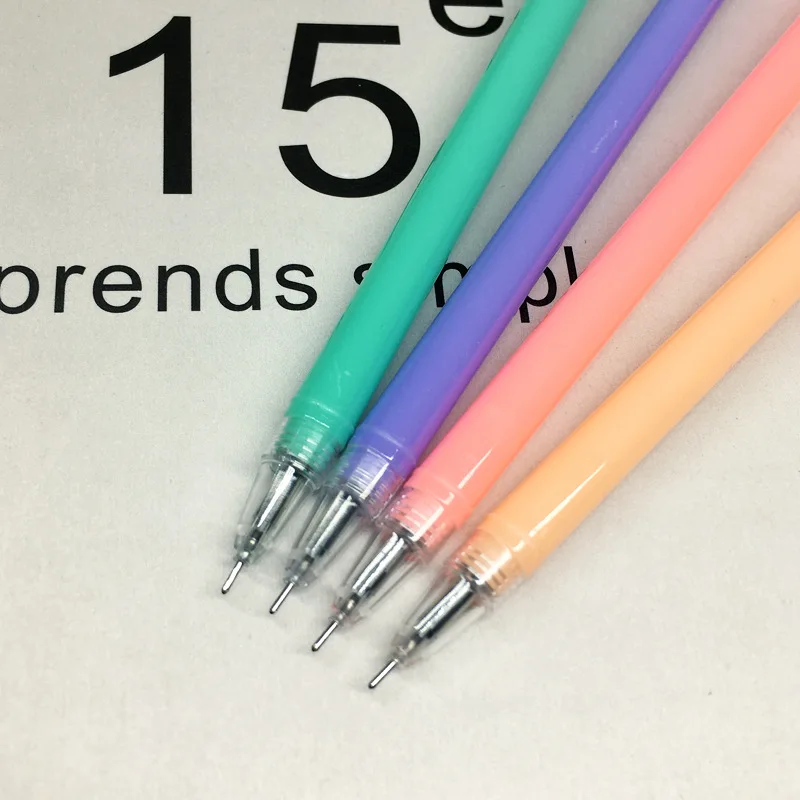 2 pcs/lot Candy Color Love Cat Gel Pen Ink Promotional Gift Stationery School & Office Supply | Pens