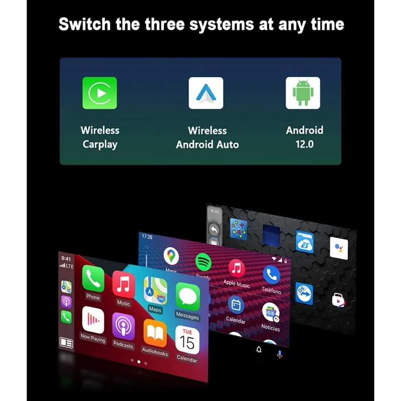 

Carplay Ai Box ABS Android 12 Auto IPTV Netflix Youtube QCM2290 3G+32G 4G Lte WIFI For Mazda Kia VW Toyata