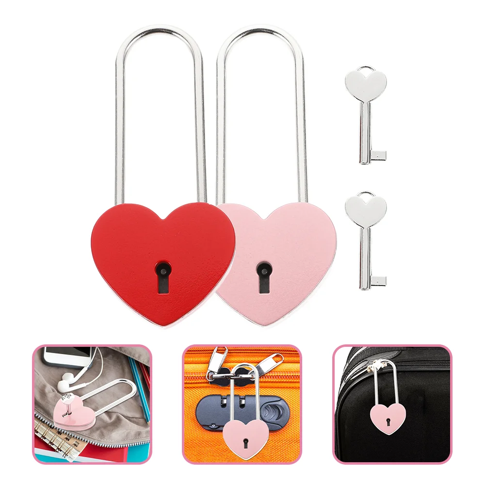 

Lock Heartlocks Padlock Love Padlocks Miniengraved Anniversary Couple Him Gifts Lovers Box Year Key Luggage Baggage Drawer
