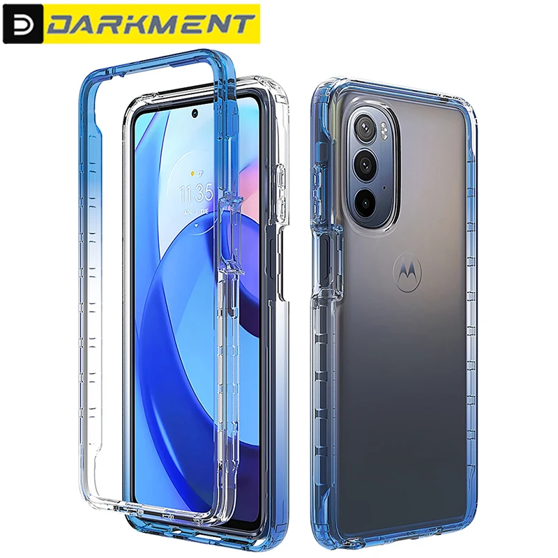 

Shockproof Gradient Color Clear Case For Motorola G Stylus 4G 5G 2022 Simple Silicone Transparent Cover For Moto G Stylus 2021