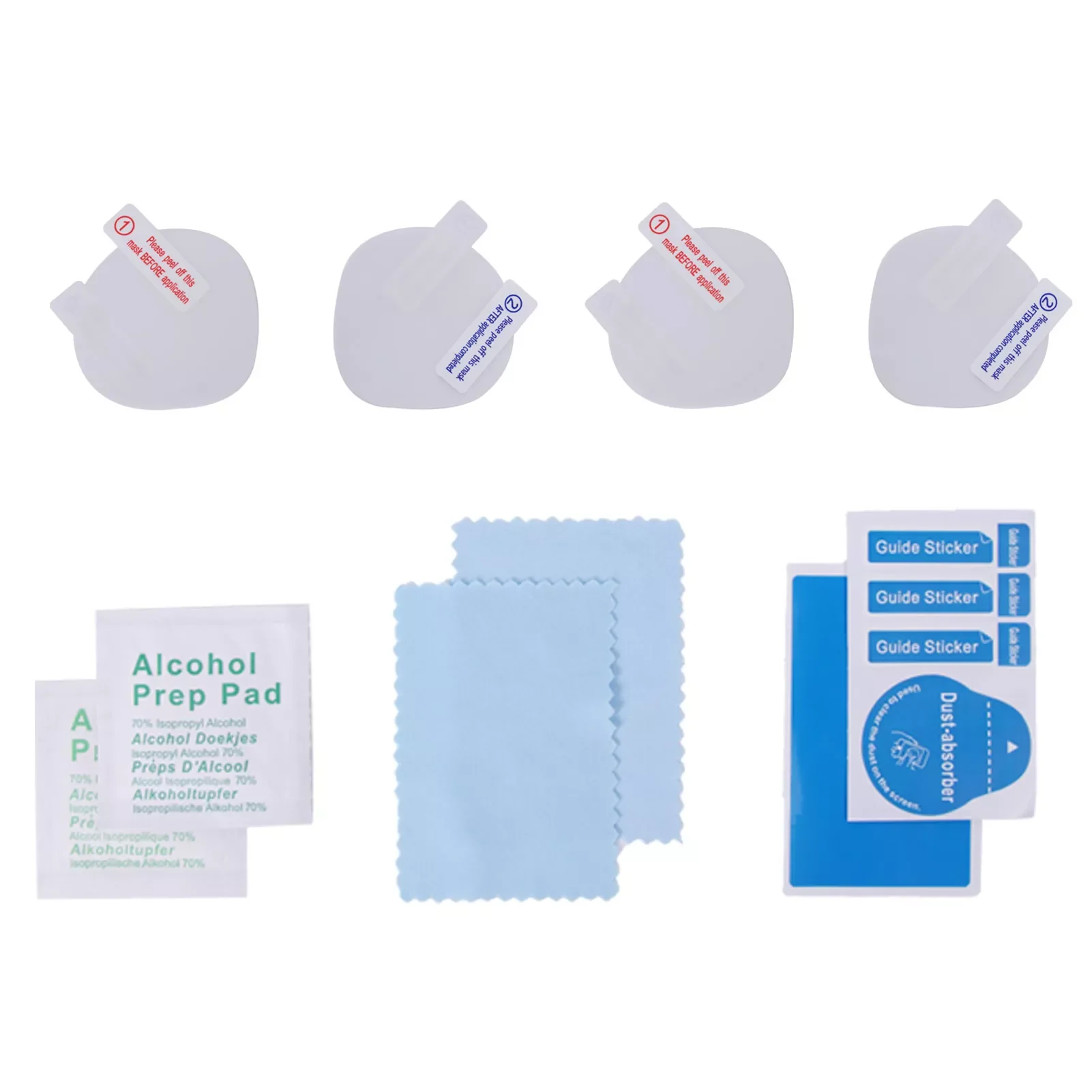 

2sets Screen Practical Soft Replacement Anti-scratch Cover Ultra-thin Smooth Lens Protective Film Clear TPU For Oculus Quest 2