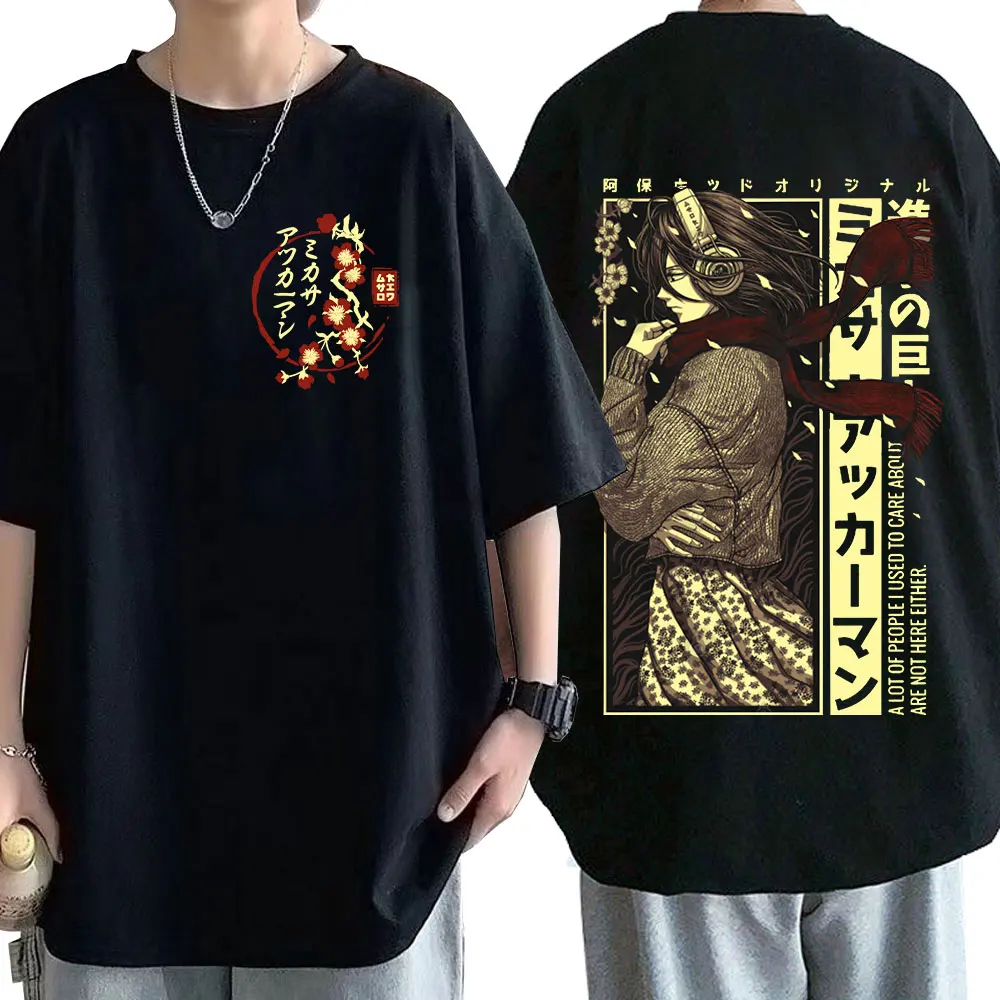 

Футболка мужская с принтом японского аниме «атака на Титанов»