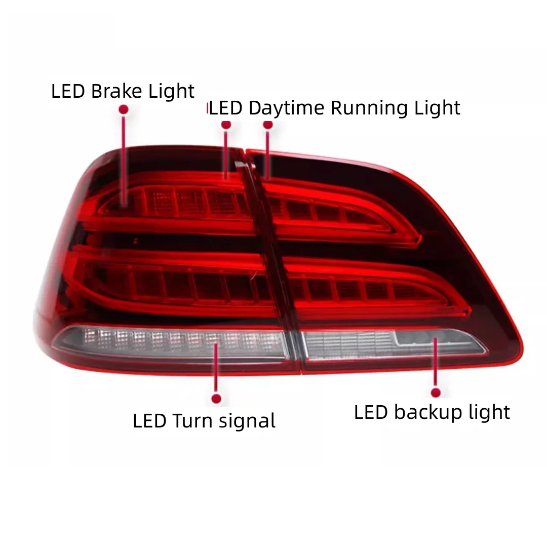 Светодиодная задняя фара в сборе для Mercedes-Benz M-class ML300 350 2012-15 преобразователь ключ