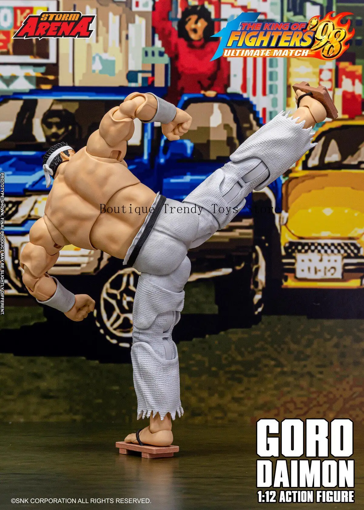 Фото В наличии: Коллекционная фигурка Storm Collectibles Daimon Goro - The King of Fighters 98UM - STORM ARENA, масштаб 1/12, аниме-модель, подарок для коллекционеров №5