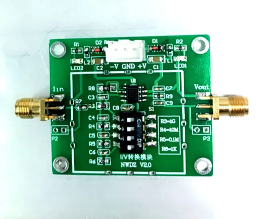 

TLC2201 Module I/V Converter TIA Transimpedance Amplifier PA NA UA MA 4 Gears Optional