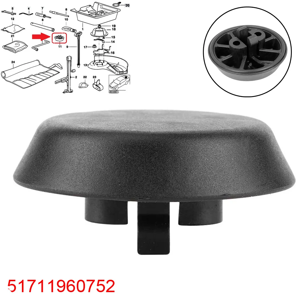 

Support Plug Lift Jacking Point 323 325 328 51711960752 Balck Rubber E36 B30 318 Lift Jacking Point M3 1992-1999