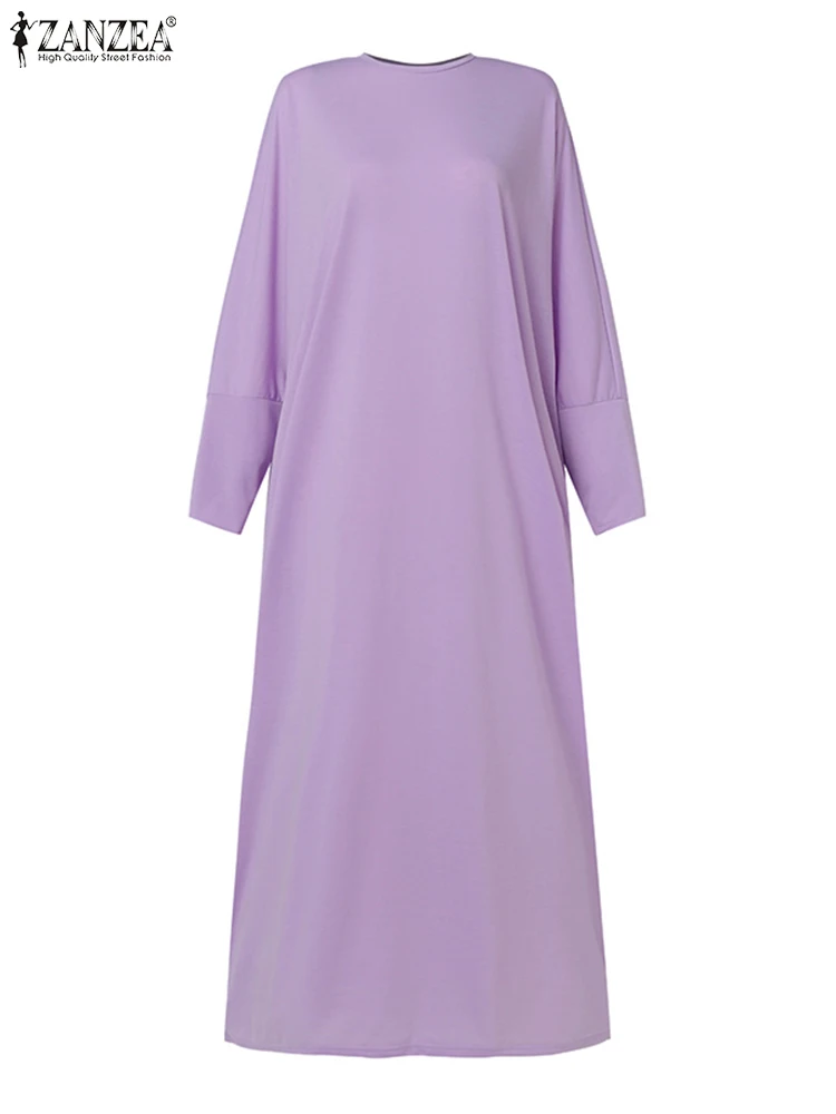Элегантное мусульманское платье макси ZANZEA женское повседневное всесезонное