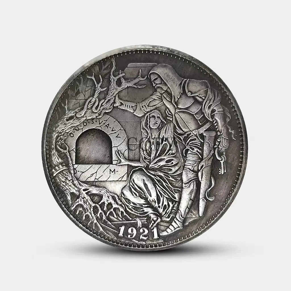 

Коллекция монет Хобо 1921, копия монет, сувенир, вызов, монета, украшение для дома, настольное украшение, подарок, коллекционный