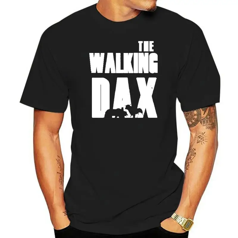 the walking dax design for german broker t shirt men Designing 100% cotton plus size 3xl Formal Comical Summer Style tshirt