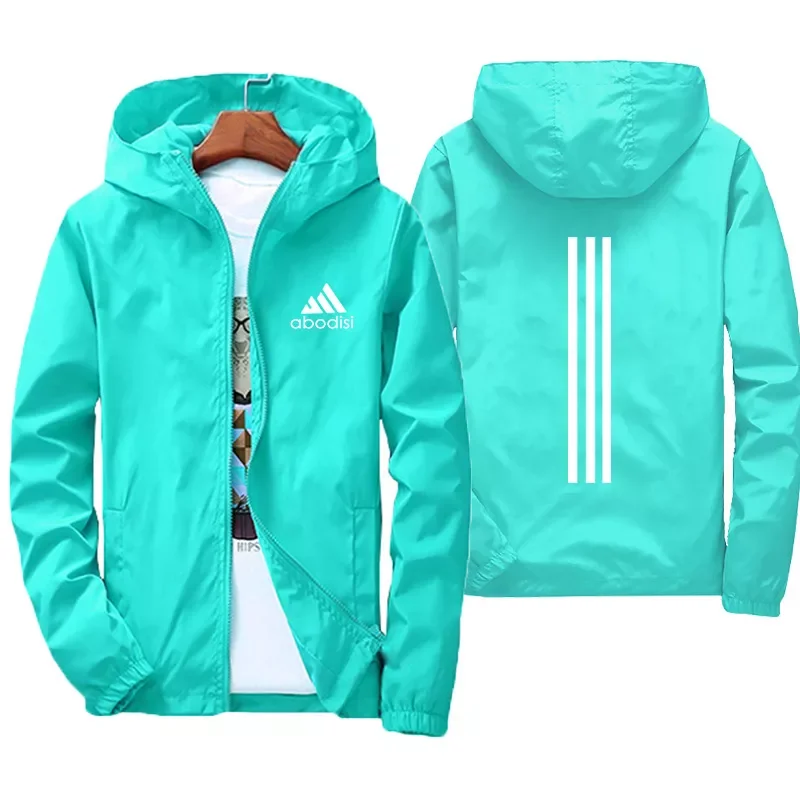 

NEW IN High quality spring summer new coat men's street brand 2022 windbreaker Hoodie zipper thin coat men's casual coat