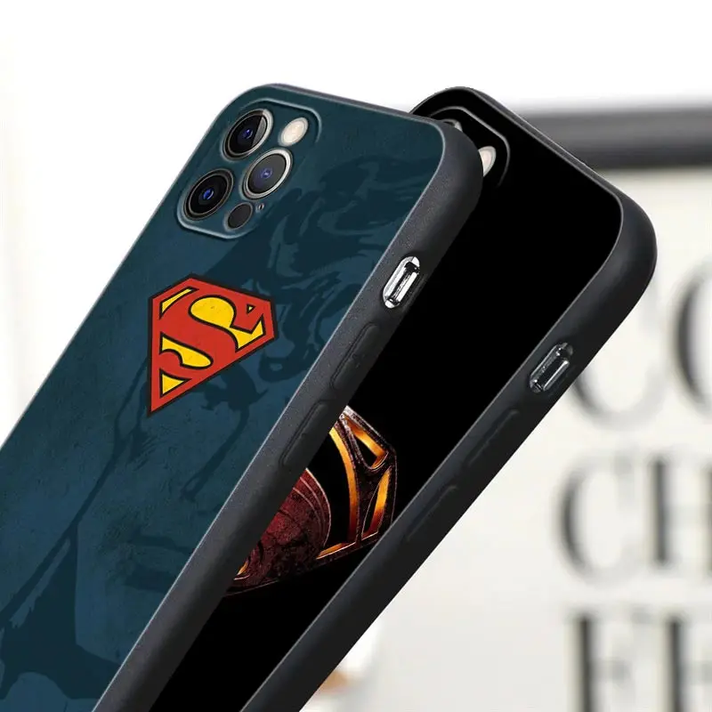 Фото Чехол для телефона S-Supermans Hero для iPhone 17, 16, 15, 14, 13, 12 Mini, 11 Pro Max, 16 Plus, 17 Pro, 17E, 17 Air, 16E, XS, мягкий чехол №2