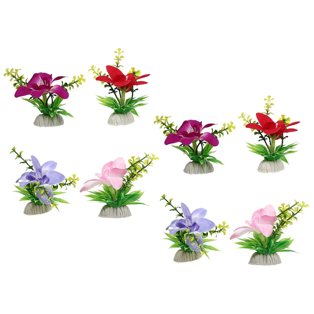 

8pcs Wear-resistant Elegant Desktop Sushi Plate Decors Plate Decor