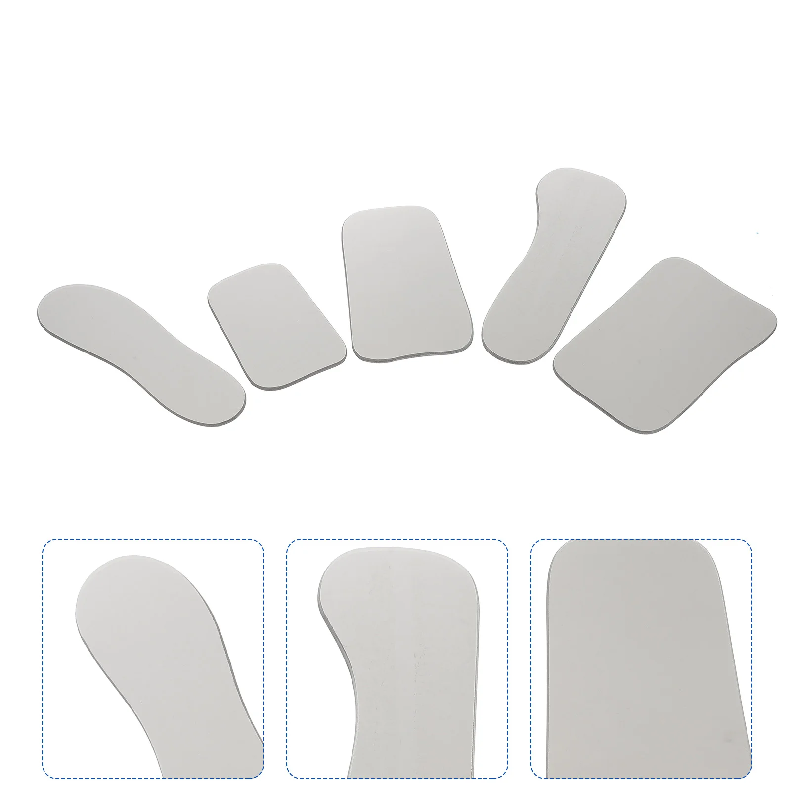 

5pcs Intraoral Mirror， Occlusal Photographic Mouth Mirror， Plated Glass Intraoral Photo Reflector