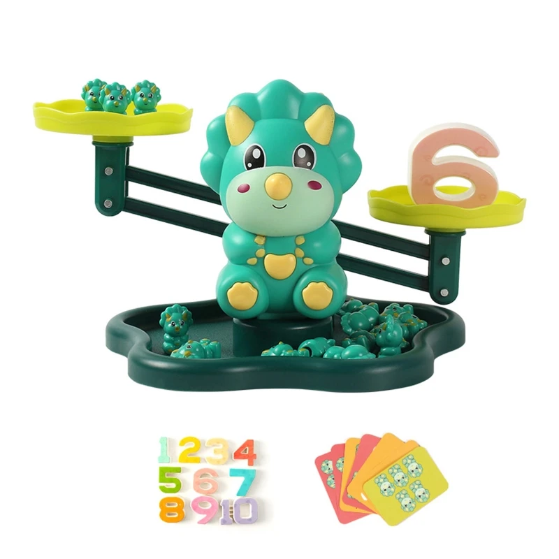 

Weights Cognition Game Board Toy for Baby Learning Brain Game Creative Scientific Animal Balance Tray & Weights for Kids